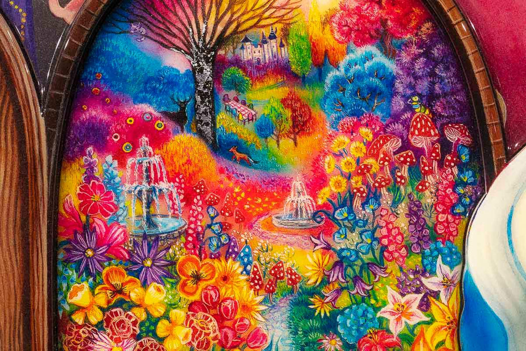 Alice Finds the Little Door - RARE Edition - SOLD by artist Kerry Darlington - Wyecliffe Galleries