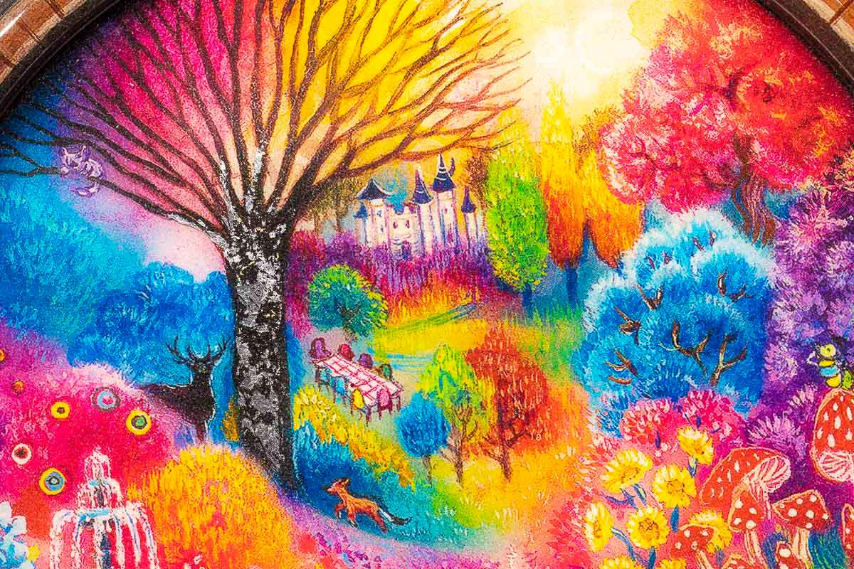 Alice Finds the Little Door - RARE Edition - SOLD by artist Kerry Darlington - Wyecliffe Galleries