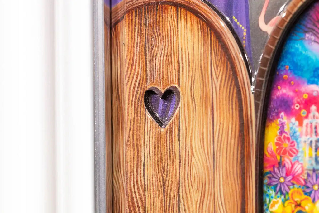 Alice Finds the Little Door - RARE Edition - SOLD by artist Kerry Darlington - Wyecliffe Galleries