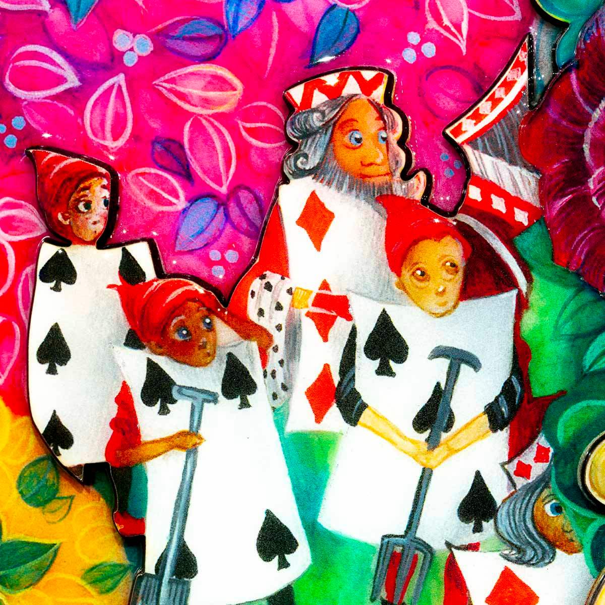 Alice In the Rose Garden - Edition by artist Kerry Darlington - Wyecliffe Galleries