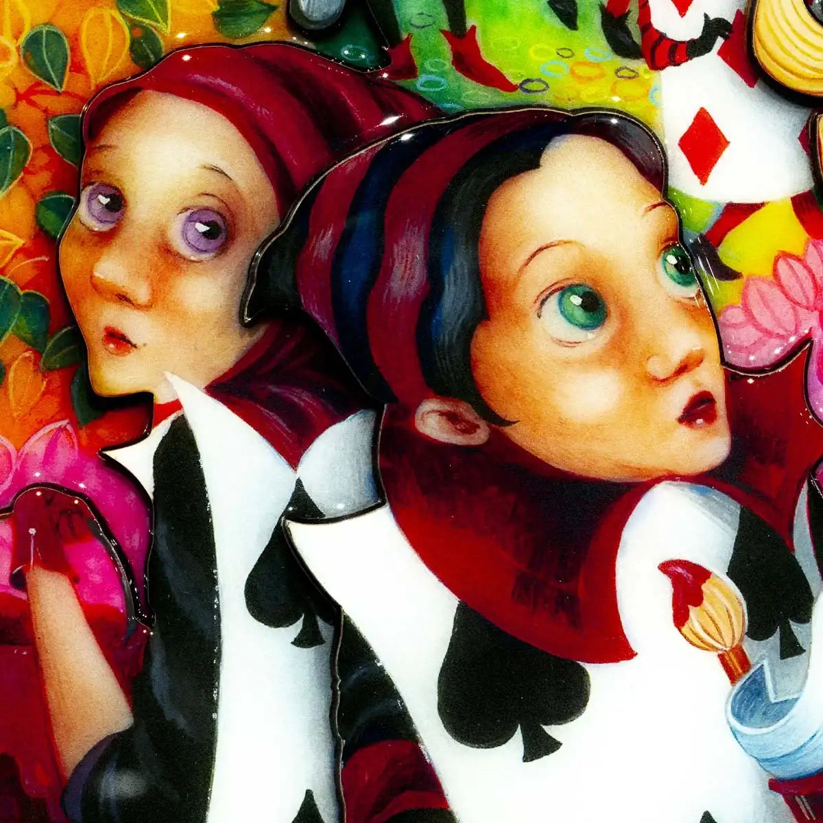 Alice In the Rose Garden - Edition by artist Kerry Darlington - Wyecliffe Galleries