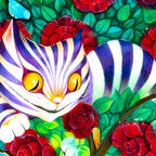 Alice In the Rose Garden - Edition by artist Kerry Darlington - Wyecliffe Galleries