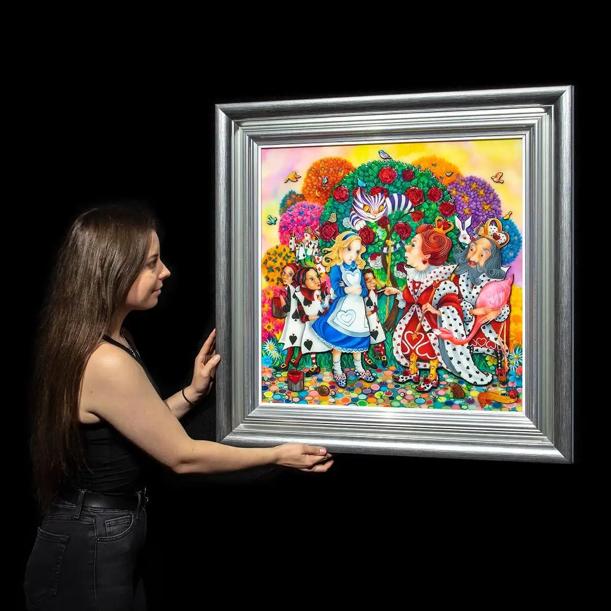 Alice In the Rose Garden - Edition by artist Kerry Darlington - Wyecliffe Galleries