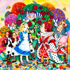 Alice In the Rose Garden - Edition by artist Kerry Darlington - Wyecliffe Galleries