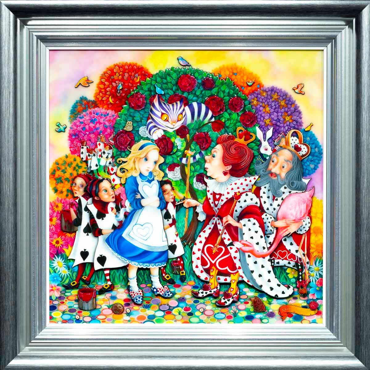Alice In the Rose Garden - Edition by artist Kerry Darlington - Wyecliffe Galleries