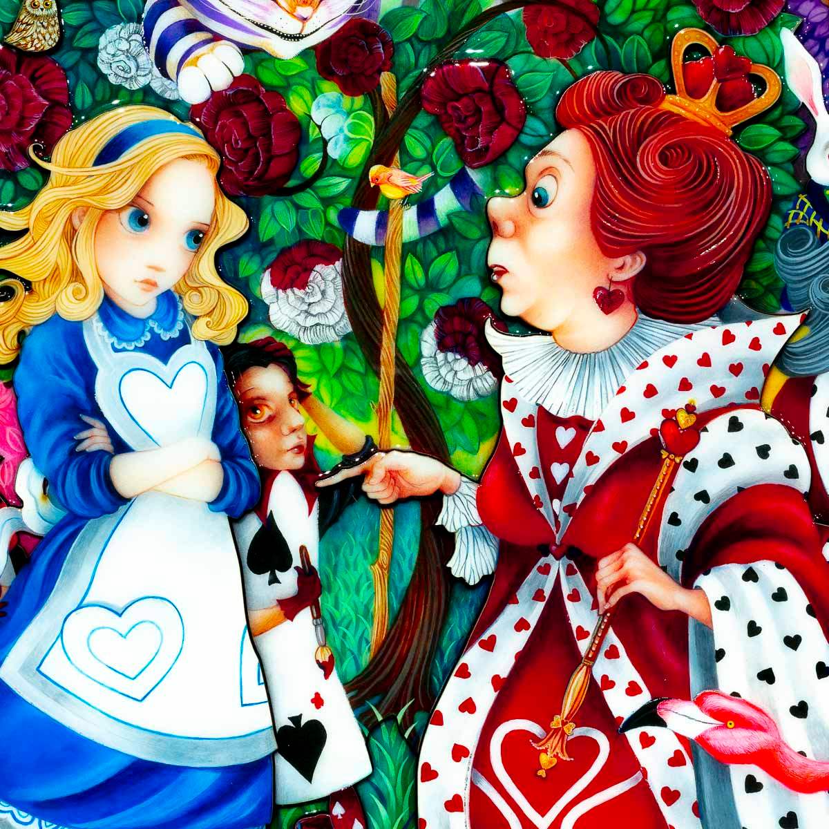 Alice In the Rose Garden - Edition by artist Kerry Darlington - Wyecliffe Galleries