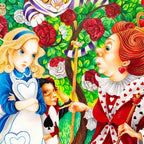Alice in the Rose Garden - Original - SOLD by artist Kerry Darlington - Wyecliffe Galleries