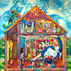 Alice in William Rabbits House - Deluxe Edition by artist Kerry Darlington - Wyecliffe Galleries