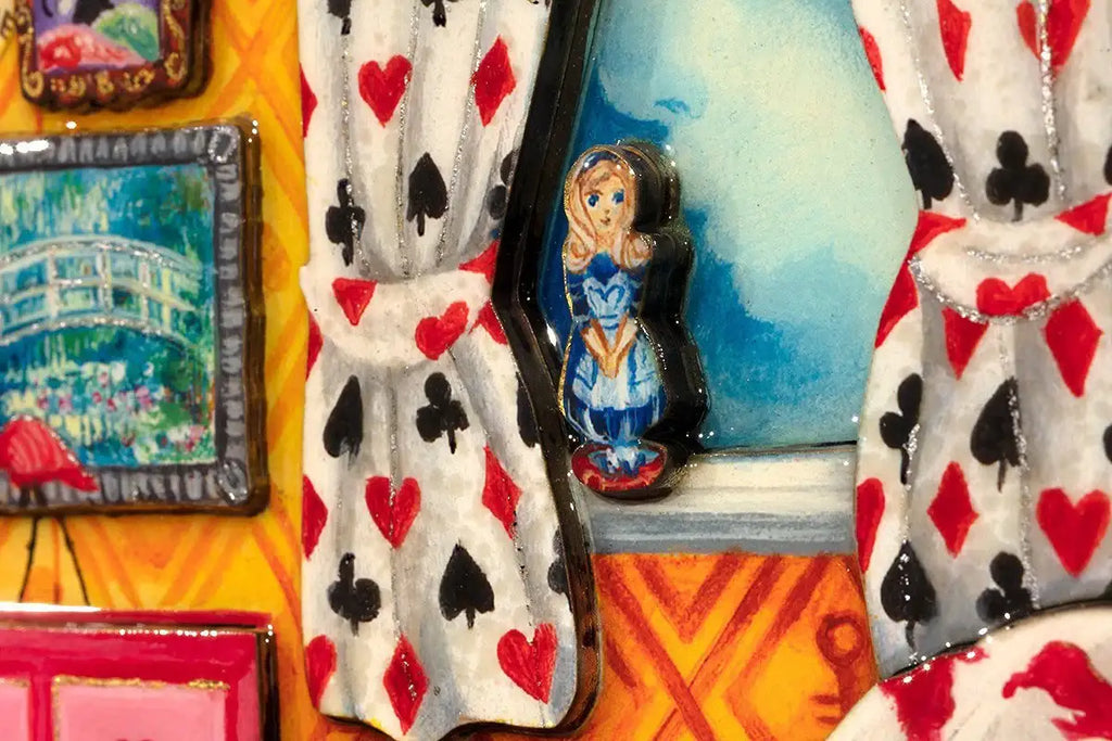 Alice in William Rabbits House - Deluxe Edition by artist Kerry Darlington - Wyecliffe Galleries