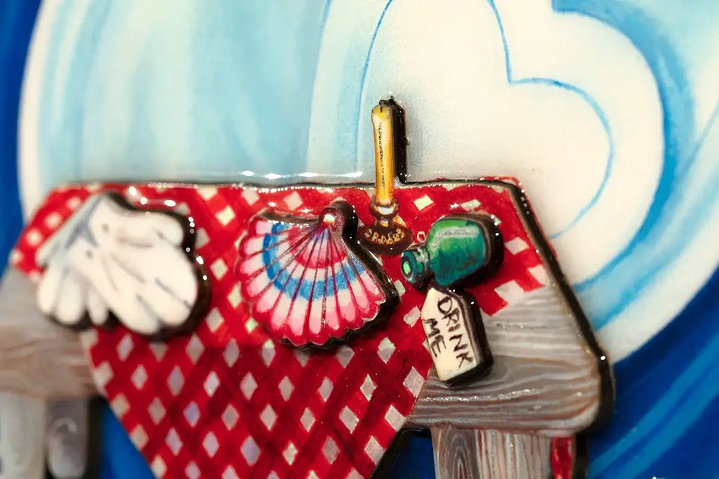 Alice in William Rabbits House - Deluxe Edition by artist Kerry Darlington - Wyecliffe Galleries