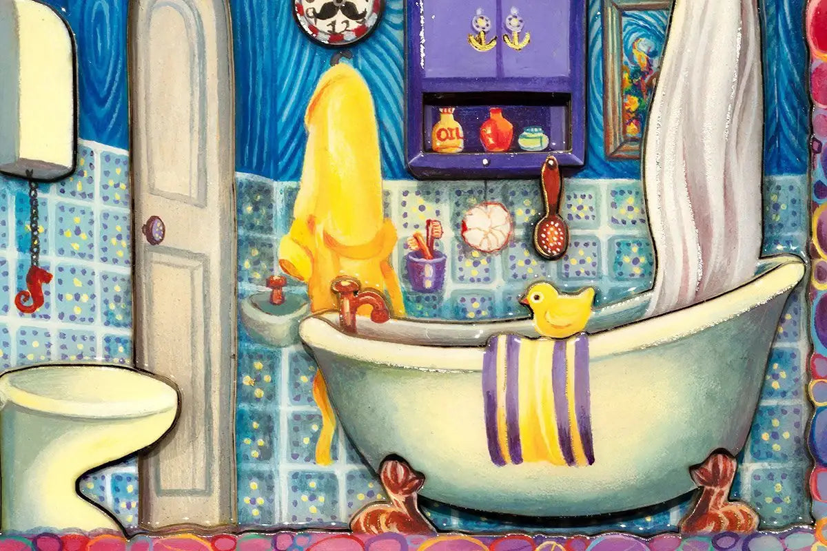 Alice in William Rabbits House - Deluxe Edition by artist Kerry Darlington - Wyecliffe Galleries