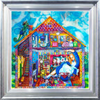 Alice in William Rabbits House - Rare Artist Proof Edition - SOLD OUT by artist Kerry Darlington - Wyecliffe Galleries