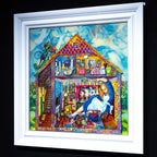 Alice in William Rabbits House - Rare Artist Proof Edition - SOLD OUT by artist Kerry Darlington - Wyecliffe Galleries