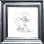 Alice Pencil Sketch Boutique Editions - non matching set of 4 - SOLD OUT by artist Kerry Darlington - Wyecliffe Galleries
