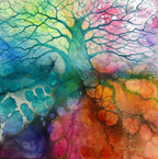 Amrita - Original - SOLD by artist Kerry Darlington - Wyecliffe Galleries