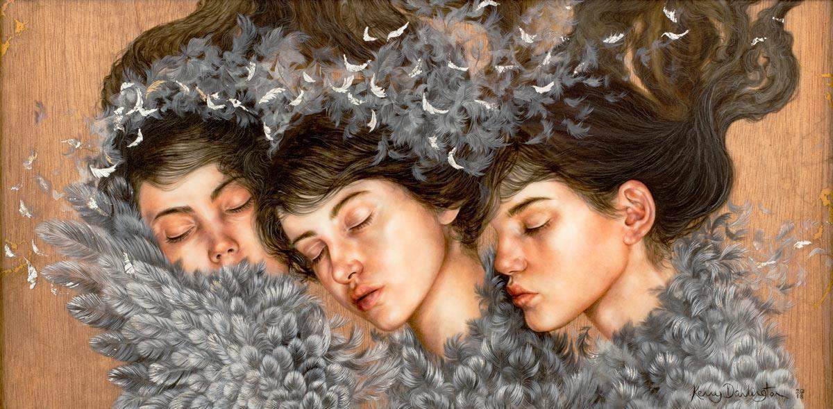 Anam Cara - SOLD by artist Kerry Darlington - Wyecliffe Galleries