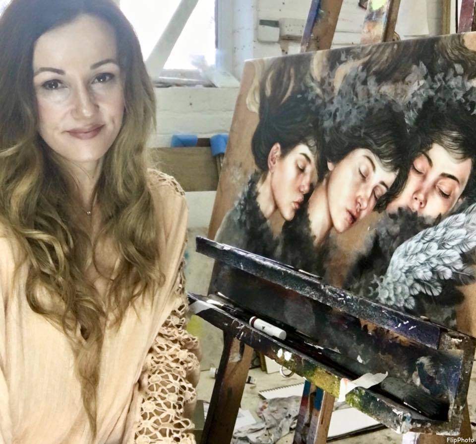 Anam Cara - SOLD by artist Kerry Darlington - Wyecliffe Galleries