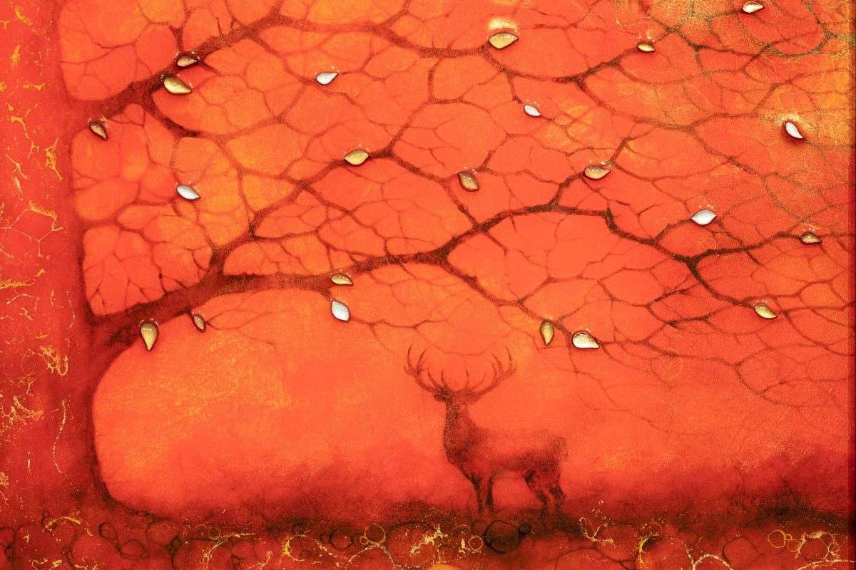 Ancient Pathway - Unique Edition by artist Kerry Darlington - Wyecliffe Galleries