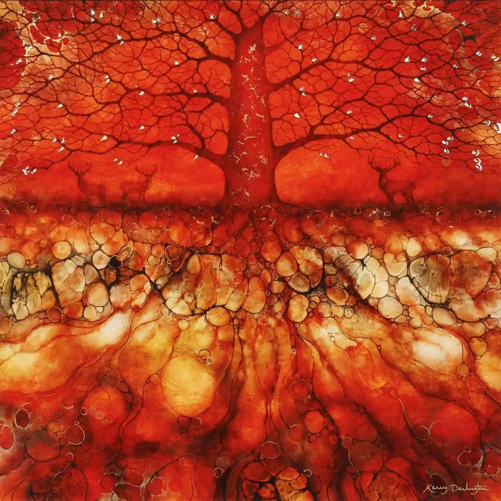 Ancient Pathway - Original - SOLD by artist Kerry Darlington - Wyecliffe Galleries