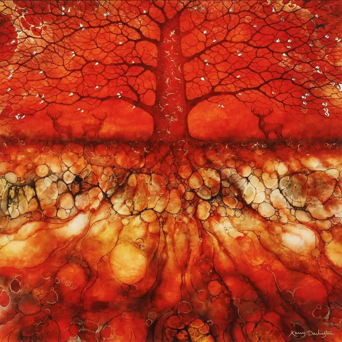 Ancient Pathway - Original - SOLD by artist Kerry Darlington - Wyecliffe Galleries