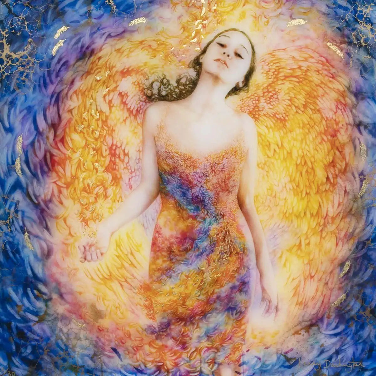 Angel Illuminated - Edition by artist Kerry Darlington - Wyecliffe Galleries