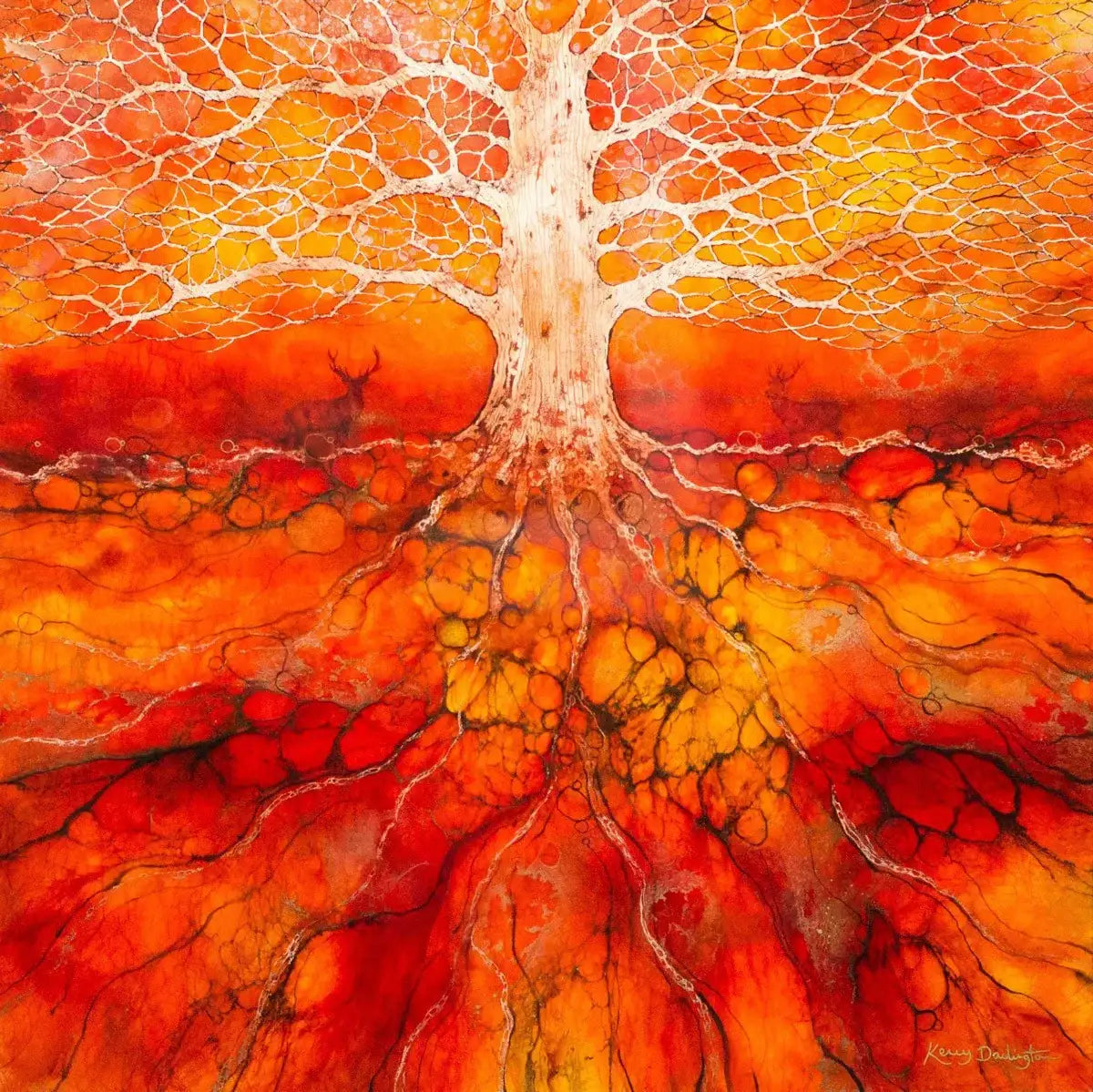 Arcadia - Original - SOLD by artist Kerry Darlington - Wyecliffe Galleries