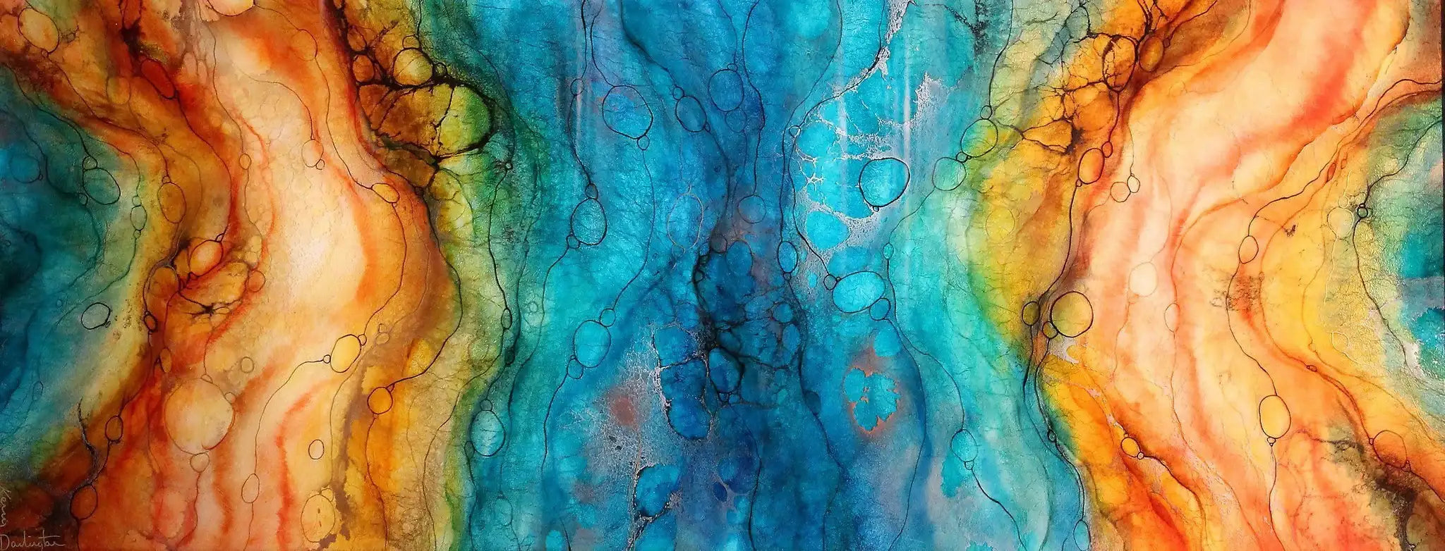 Asacha - ORIGINAL - SOLD by artist Kerry Darlington - Wyecliffe Galleries