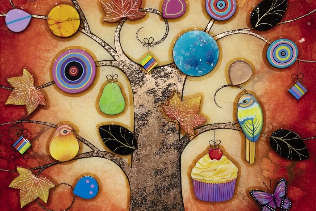 Autumn Harvest - Original - SOLD by artist Kerry Darlington - Wyecliffe Galleries