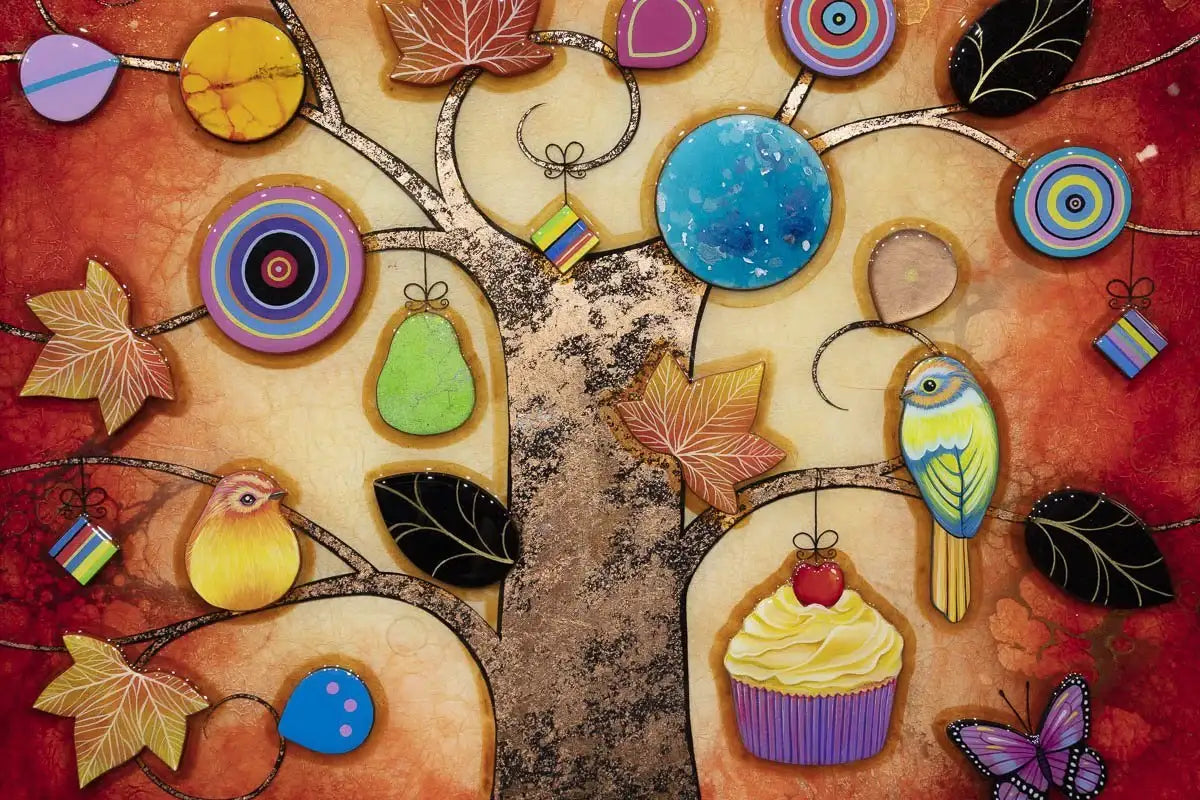 Autumn Harvest - Original - SOLD by artist Kerry Darlington - Wyecliffe Galleries