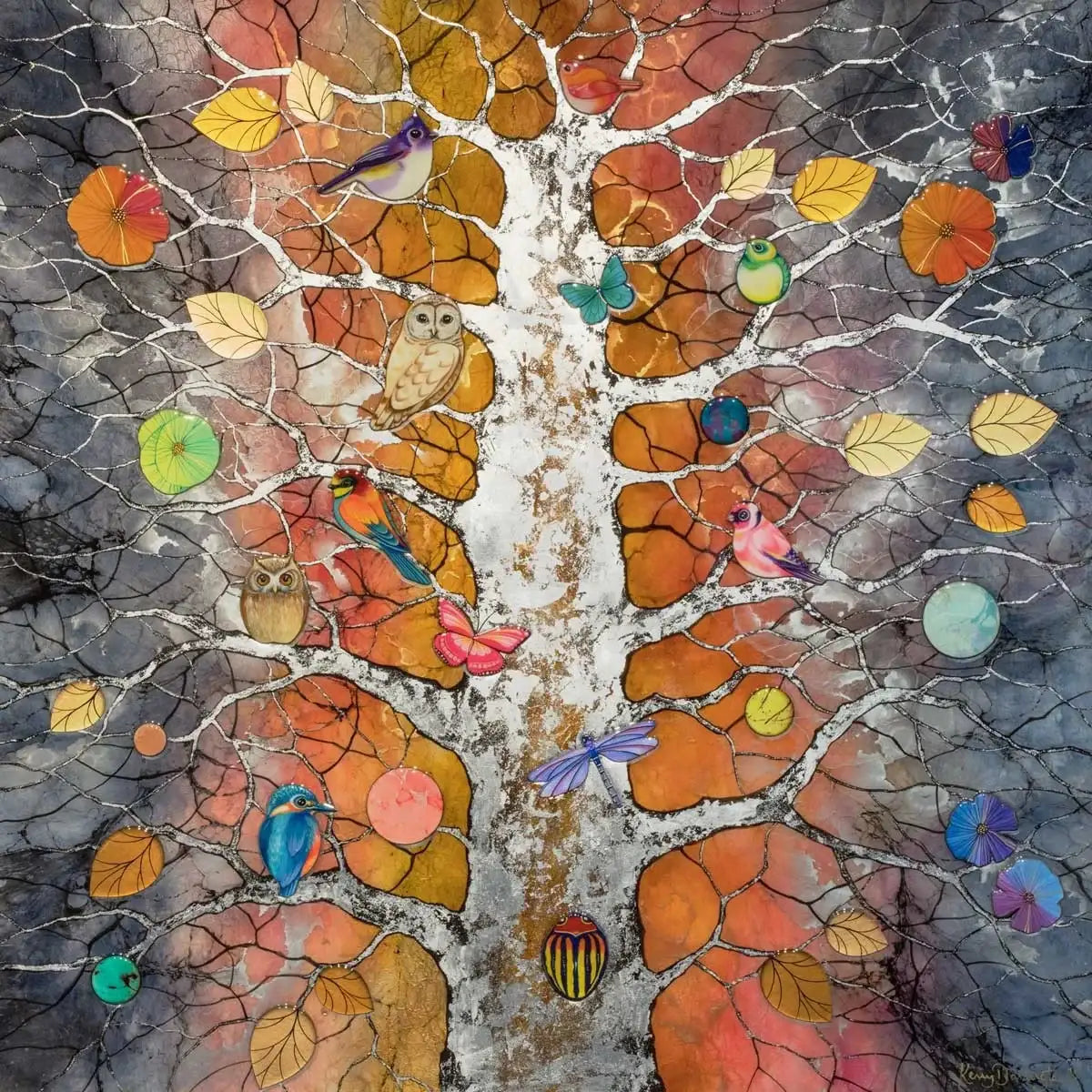Awakening - Original - SOLD by artist Kerry Darlington - Wyecliffe Galleries