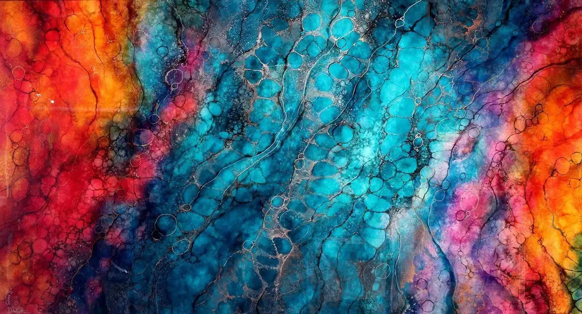 Azufral - ORIGINAL - SOLD by artist Kerry Darlington - Wyecliffe Galleries