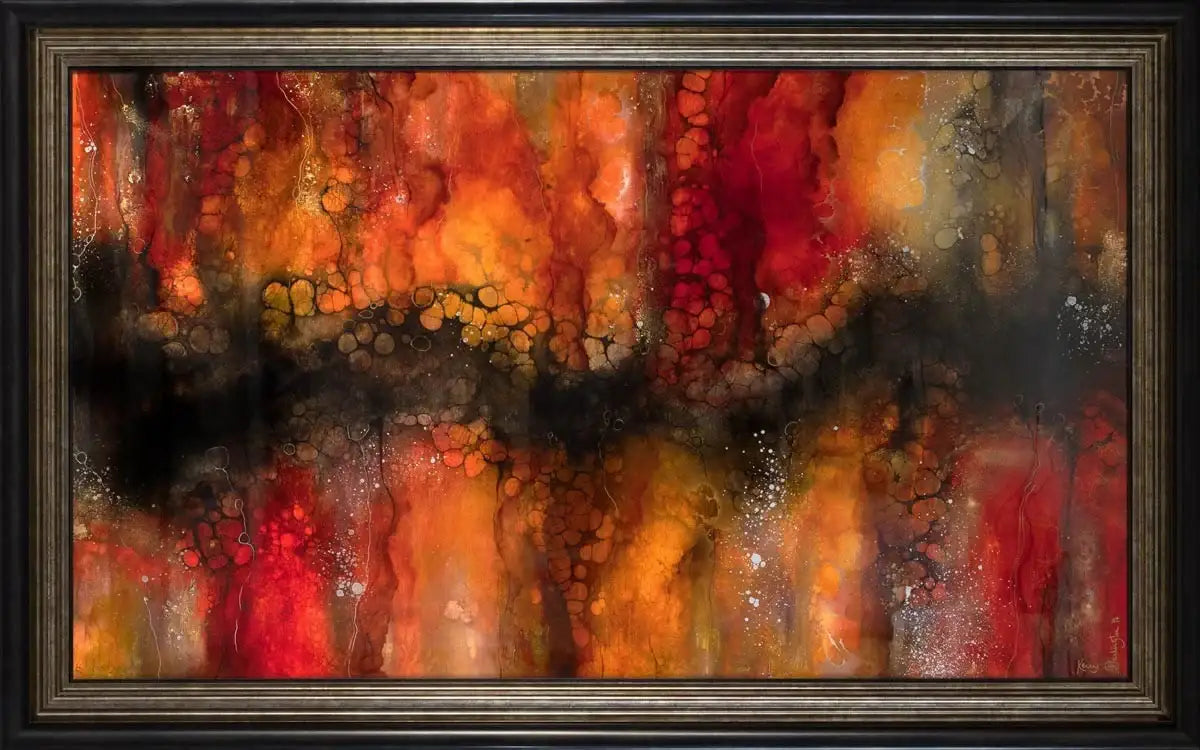 Banda Api - SOLD by artist Kerry Darlington - Wyecliffe Galleries