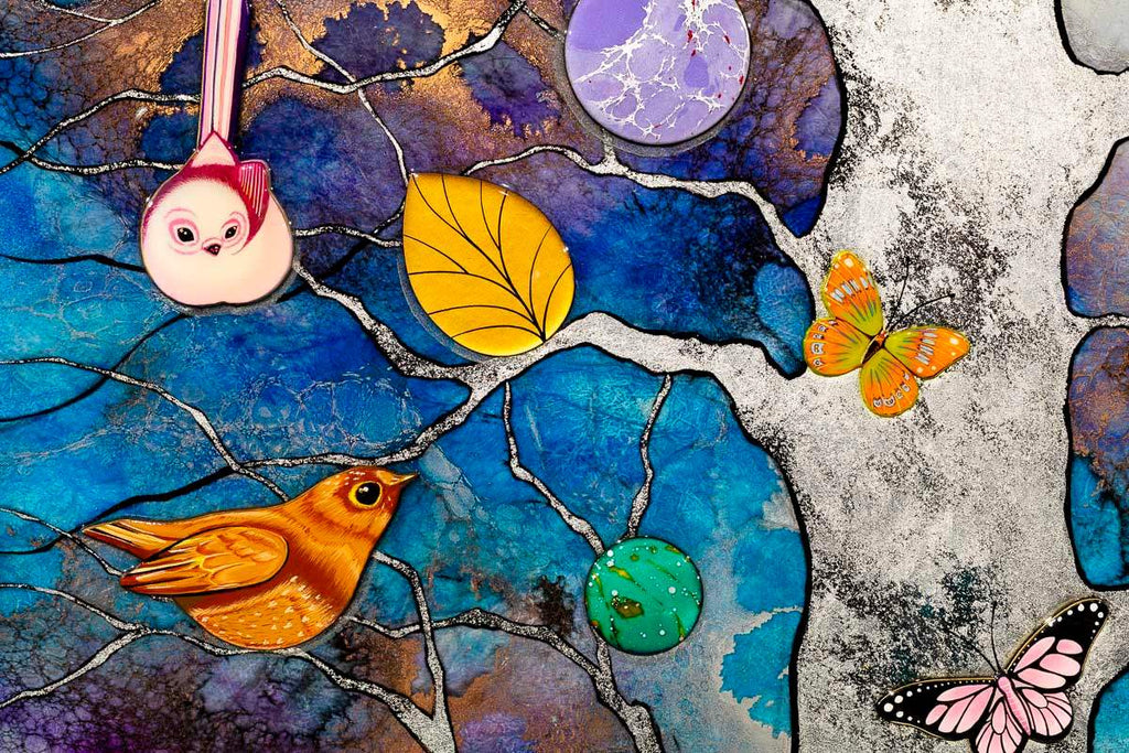 Beautiful Silence - Original - SOLD by artist Kerry Darlington - Wyecliffe Galleries