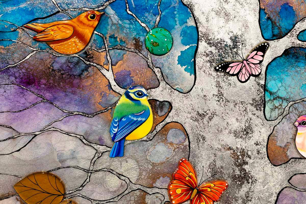 Beautiful Silence - Original - SOLD by artist Kerry Darlington - Wyecliffe Galleries