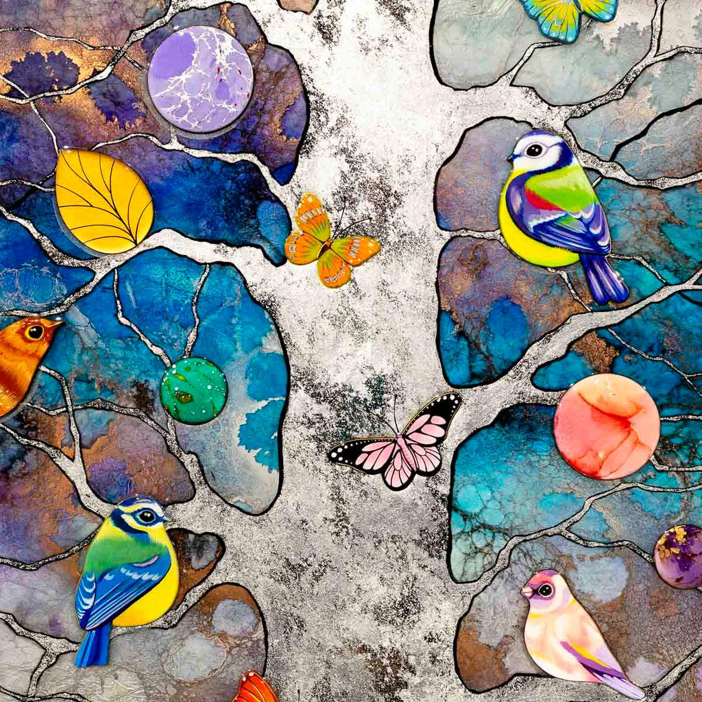 Beautiful Silence - Original - SOLD by artist Kerry Darlington - Wyecliffe Galleries