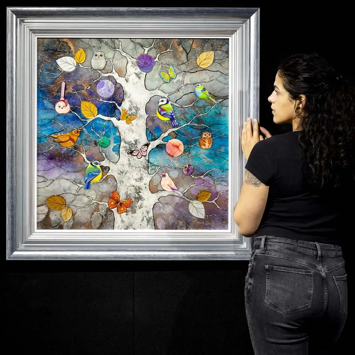 Beautiful Silence - Original - SOLD by artist Kerry Darlington - Wyecliffe Galleries