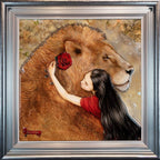 Beauty and the Beast - Edition - SOLD by artist Kerry Darlington - Wyecliffe Galleries
