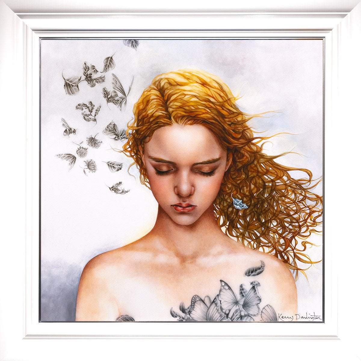 Becoming Nobody - Unique Edition - SOLD by artist Kerry Darlington - Wyecliffe Galleries