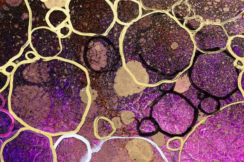 Bee Balm - Original - SOLD by artist Kerry Darlington - Wyecliffe Galleries