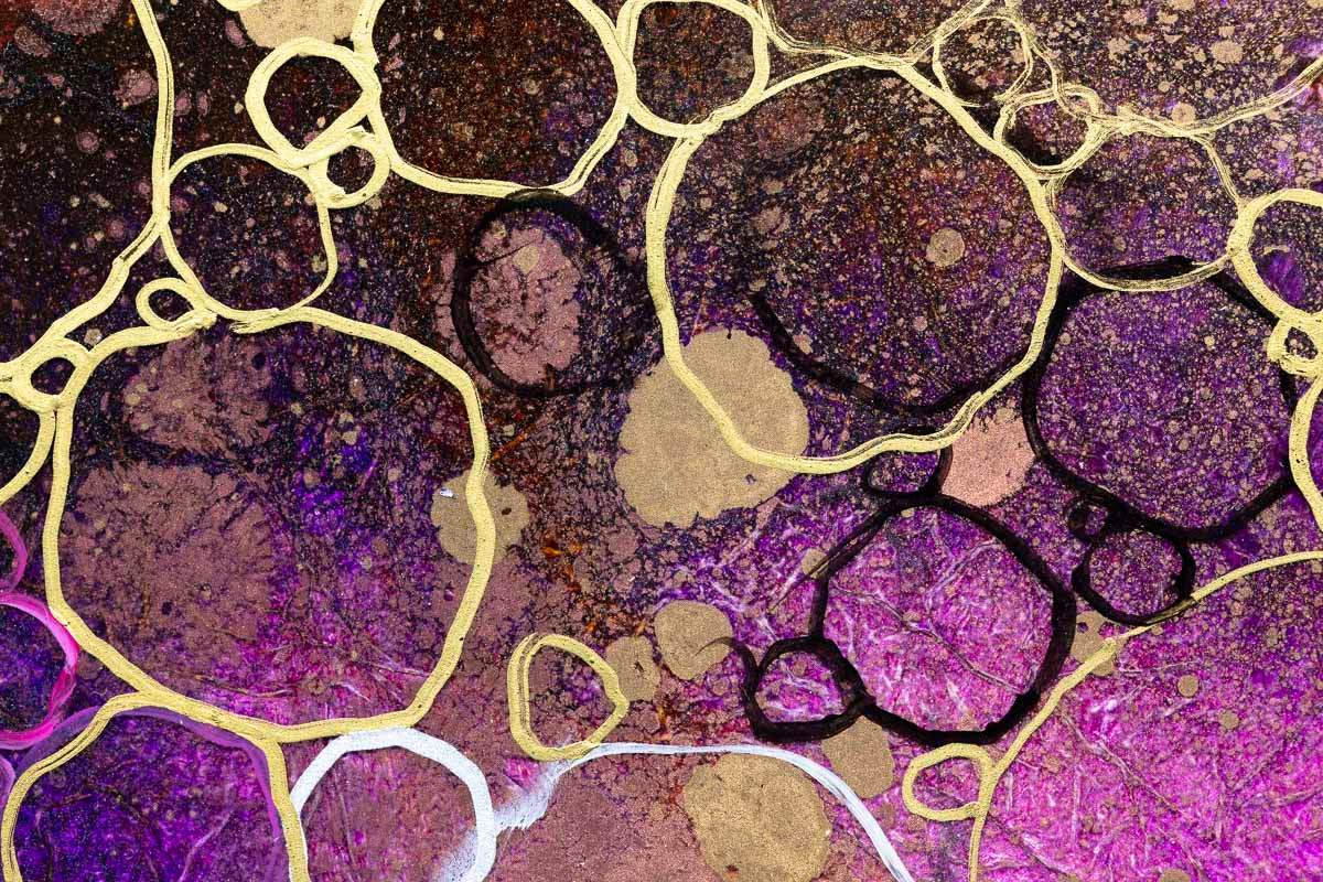 Bee Balm - Original - SOLD by artist Kerry Darlington - Wyecliffe Galleries