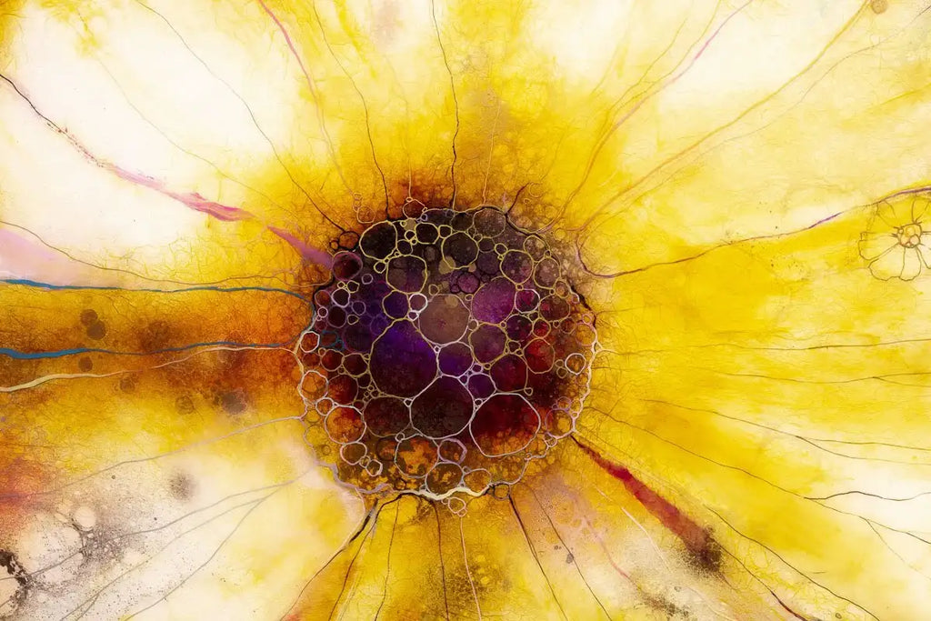 Bee Balm - Original - SOLD by artist Kerry Darlington - Wyecliffe Galleries