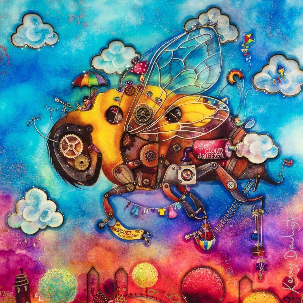 Beezyjet - Edition - SOLD OUT by artist Kerry Darlington - Wyecliffe Galleries