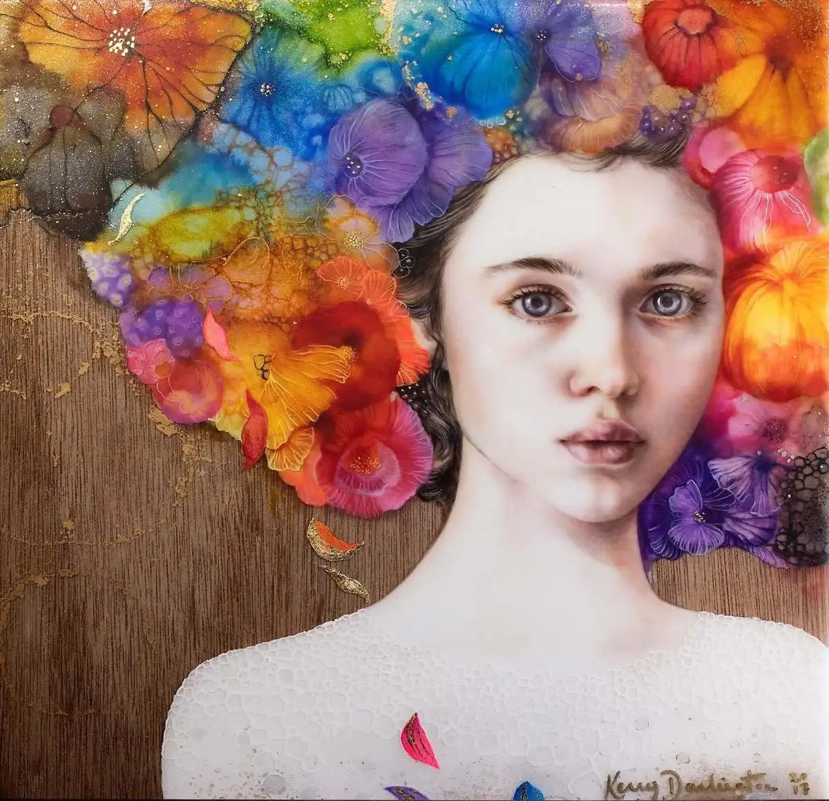 Before The World Was Made - SOLD by artist Kerry Darlington - Wyecliffe Galleries