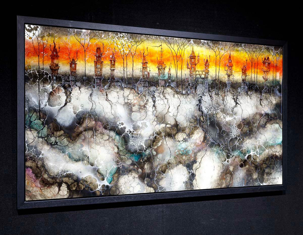 Belladonna Lane - Original by artist Kerry Darlington - Wyecliffe Galleries