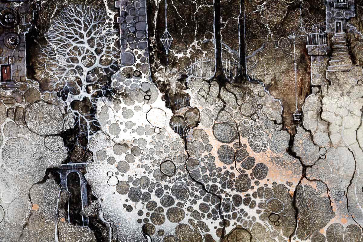 Belladonna Lane - Original by artist Kerry Darlington - Wyecliffe Galleries