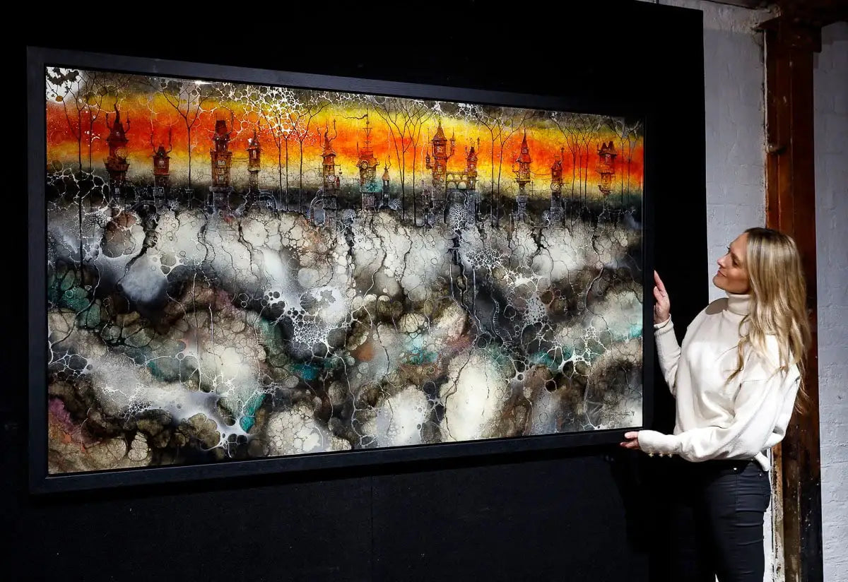 Belladonna Lane - Original by artist Kerry Darlington - Wyecliffe Galleries