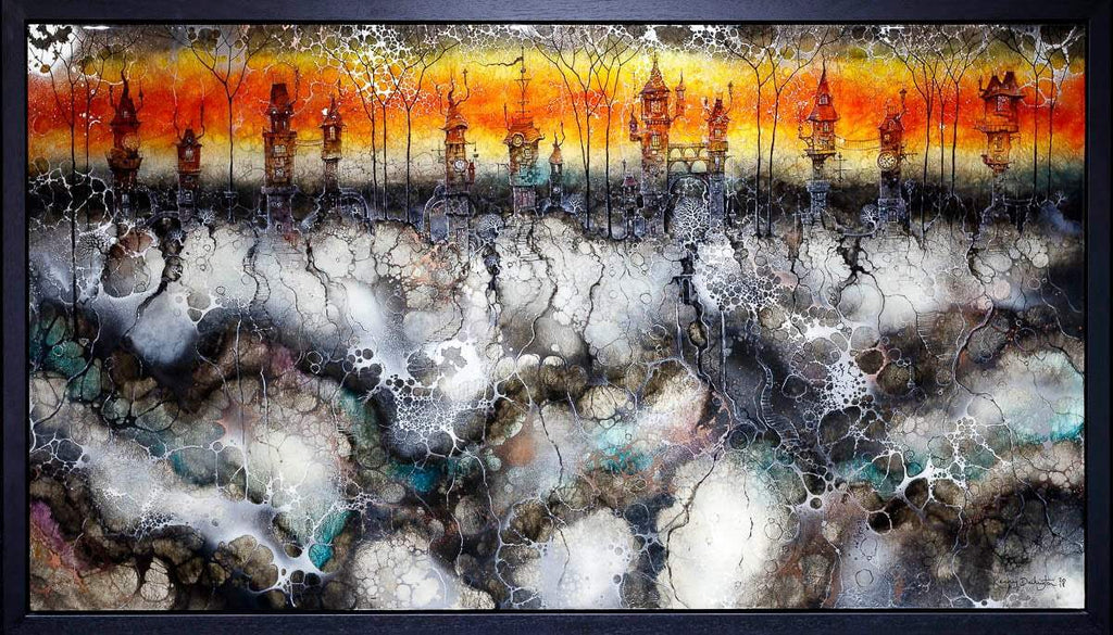 Belladonna Lane - Original by artist Kerry Darlington - Wyecliffe Galleries