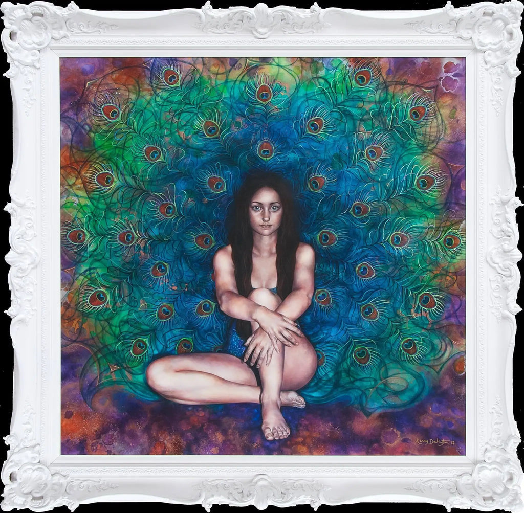 Bird of Hera - Original - SOLD by artist Kerry Darlington - Wyecliffe Galleries