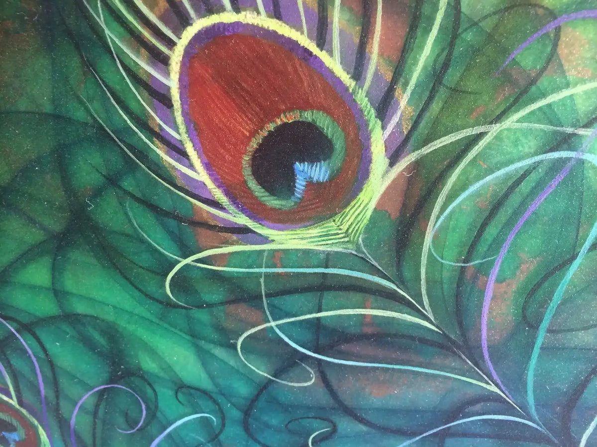 Bird of Hera - Original - SOLD by artist Kerry Darlington - Wyecliffe Galleries