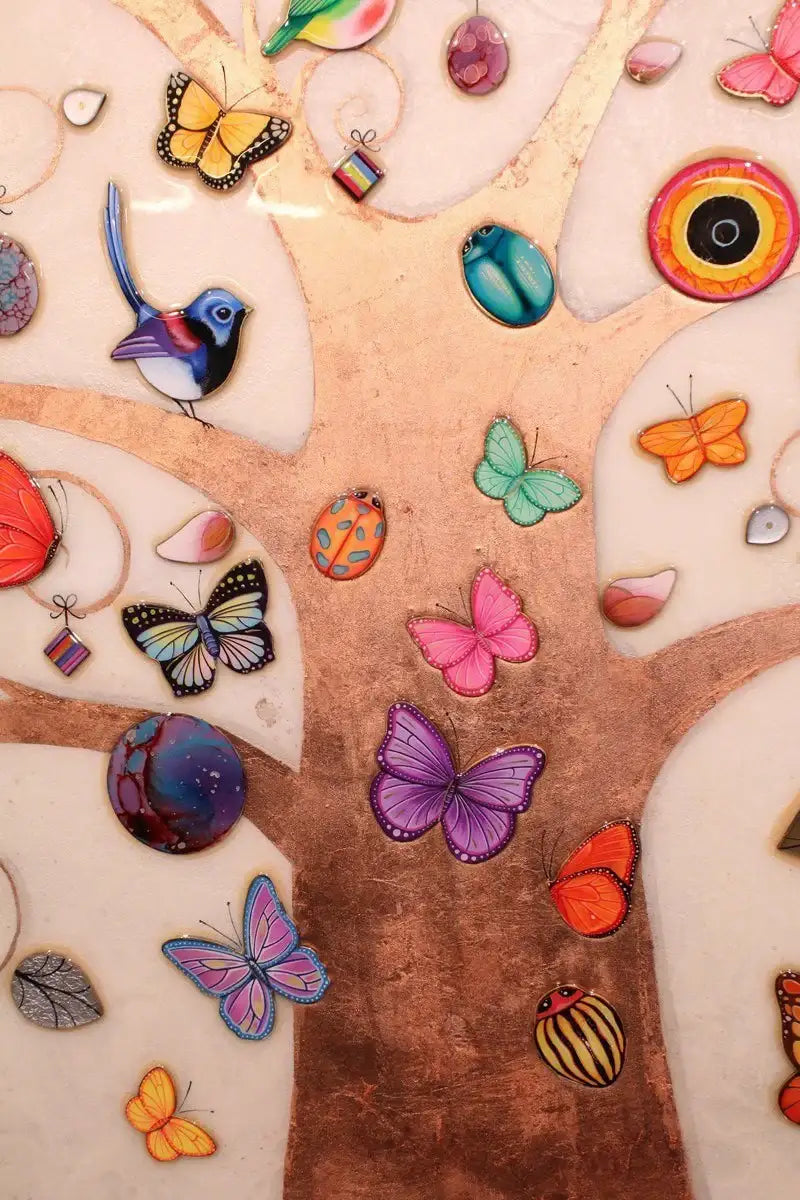 Birds of Paradise - Original - SOLD by artist Kerry Darlington - Wyecliffe Galleries